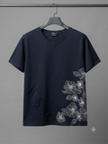 smile land ripped floral shirt