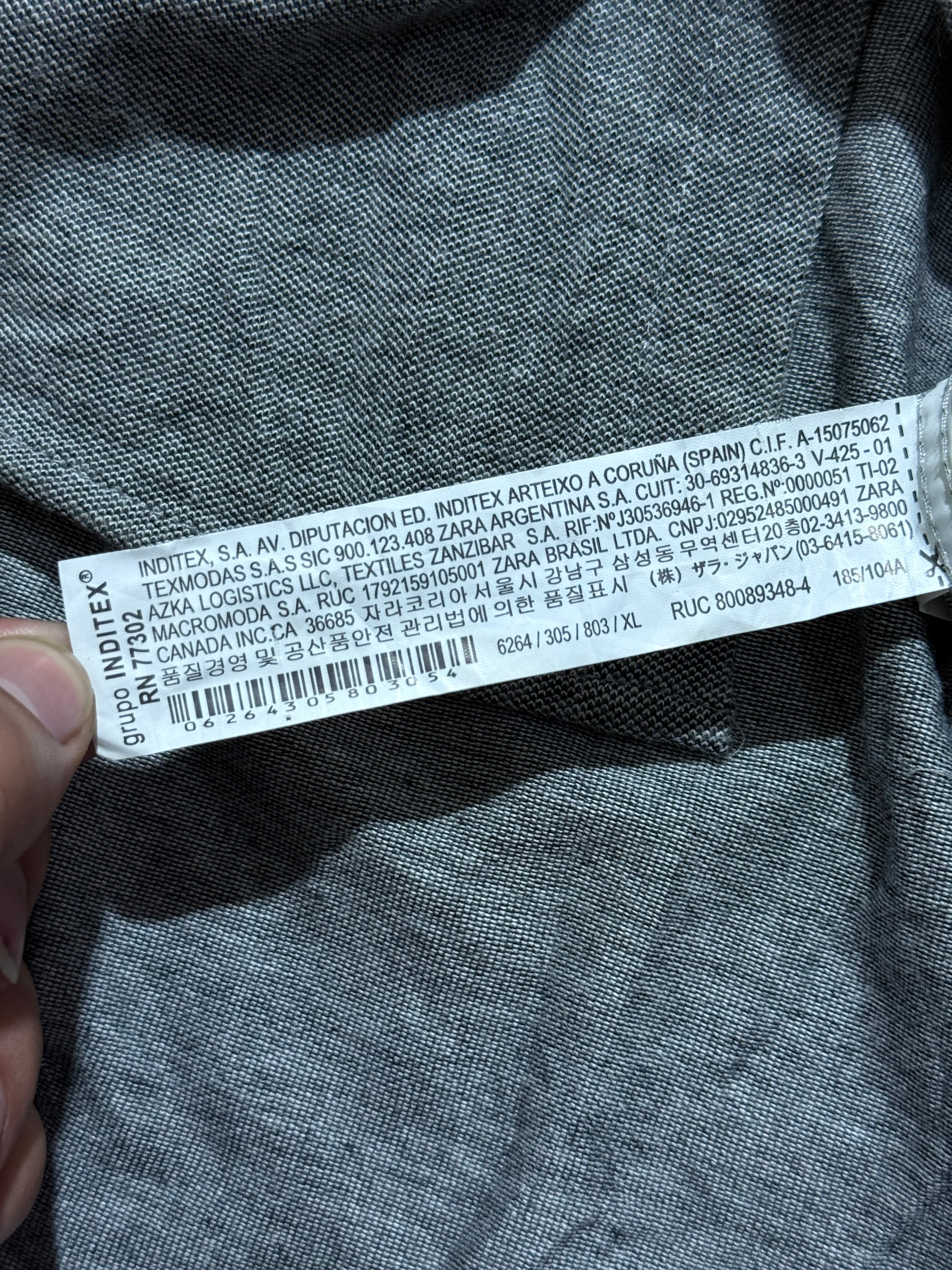 Zara stretchable denim buttondown