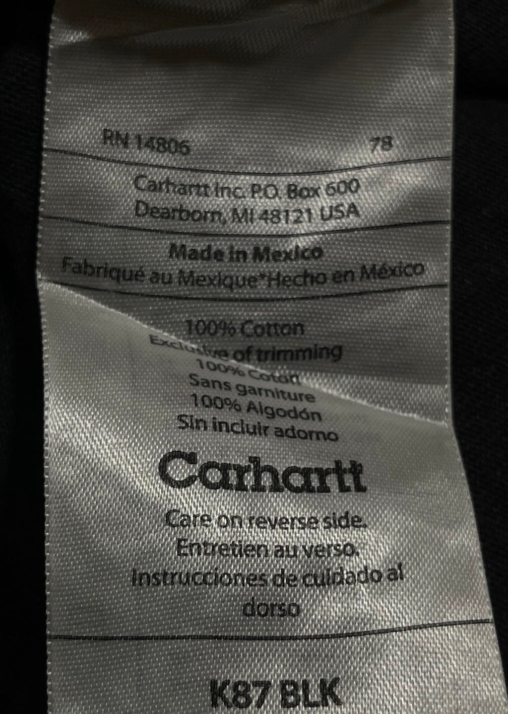 CARHARTT- TEE