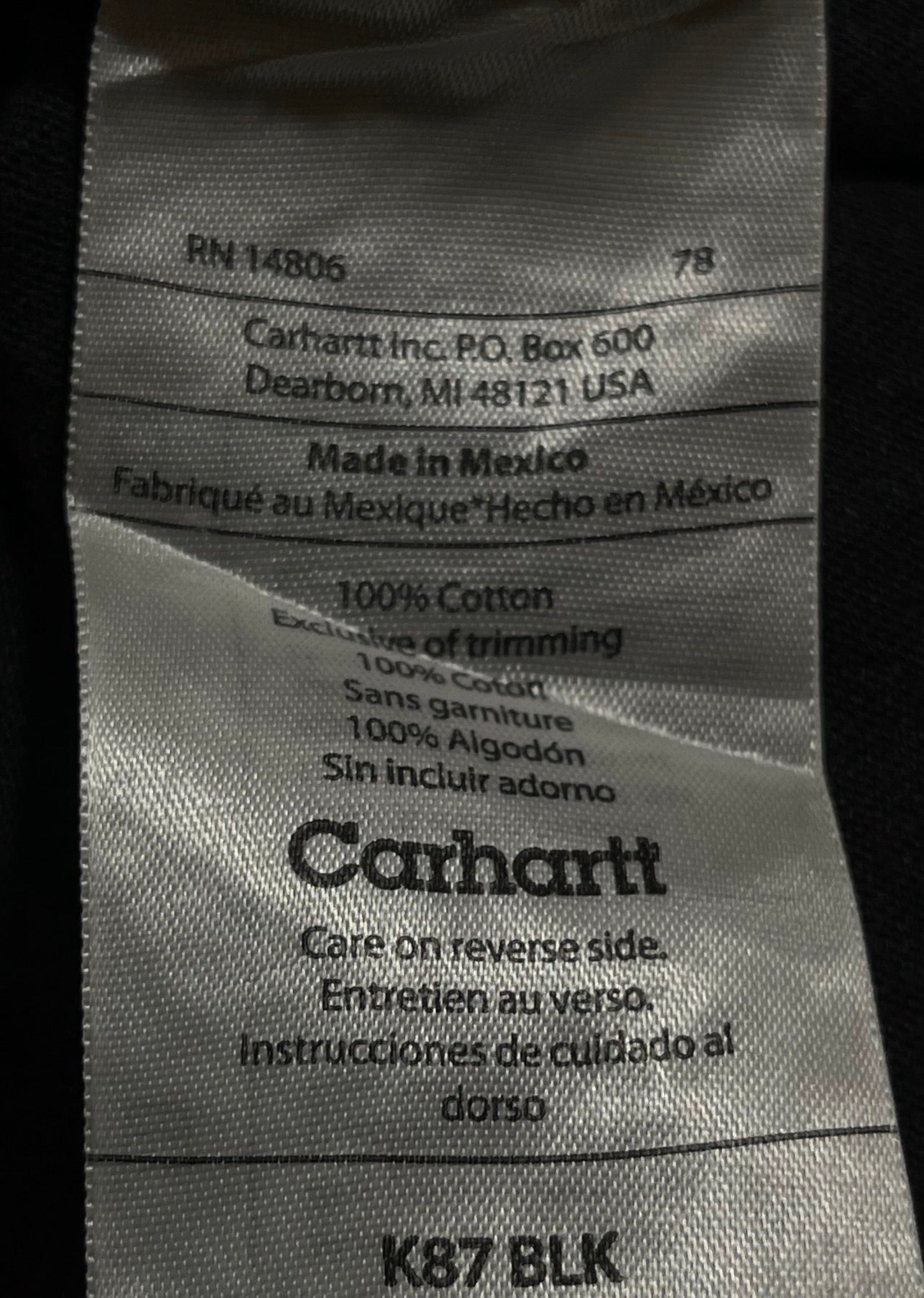 CARHARTT- TEE