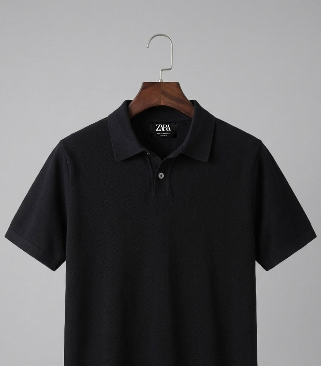 A - ZARA KNITTED - POLO