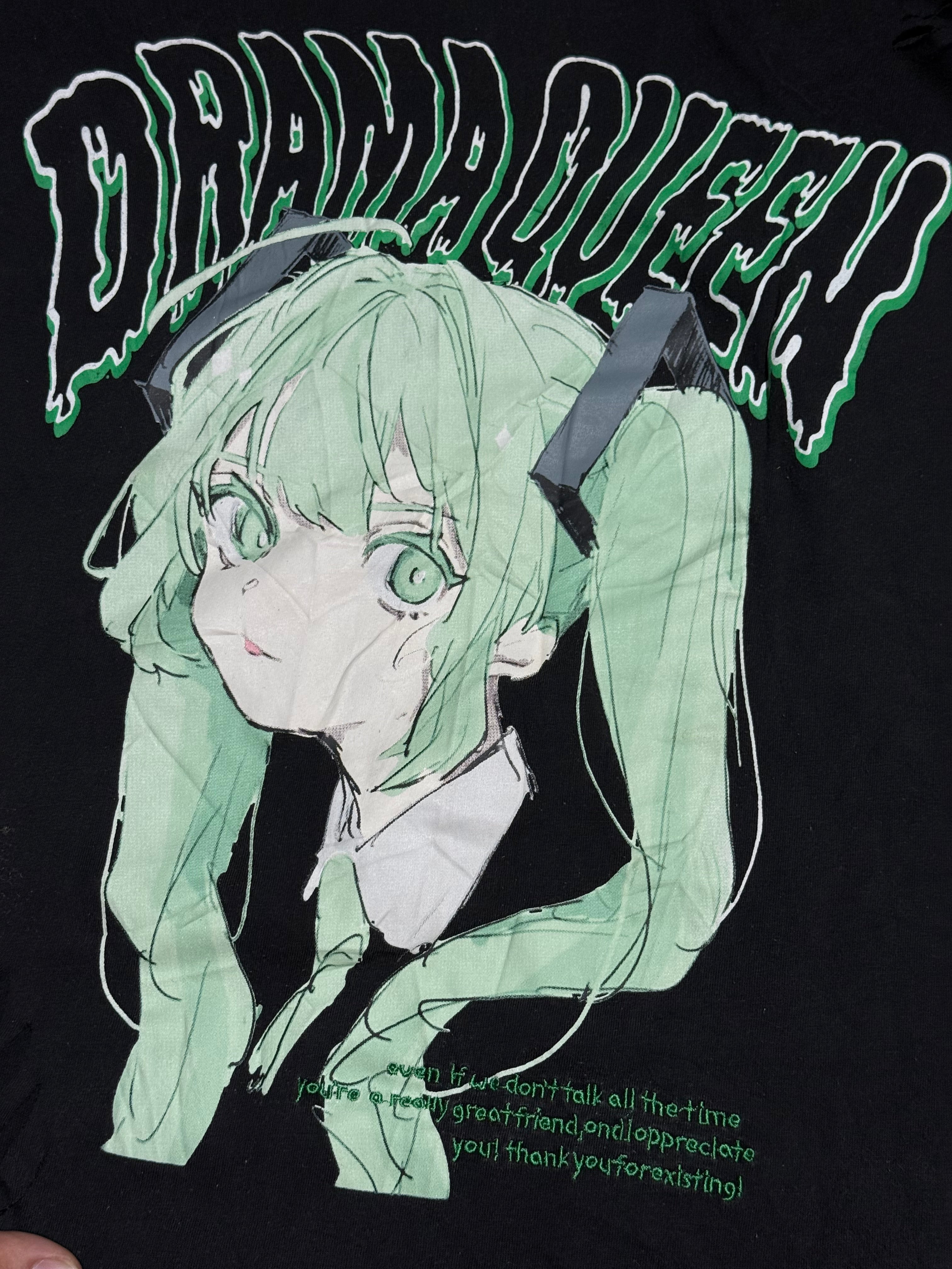 drama queen ripped tee