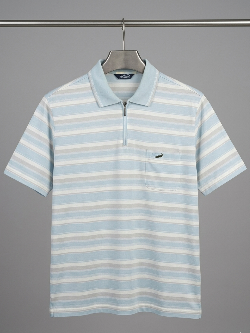 Crocodile Zipup Polo