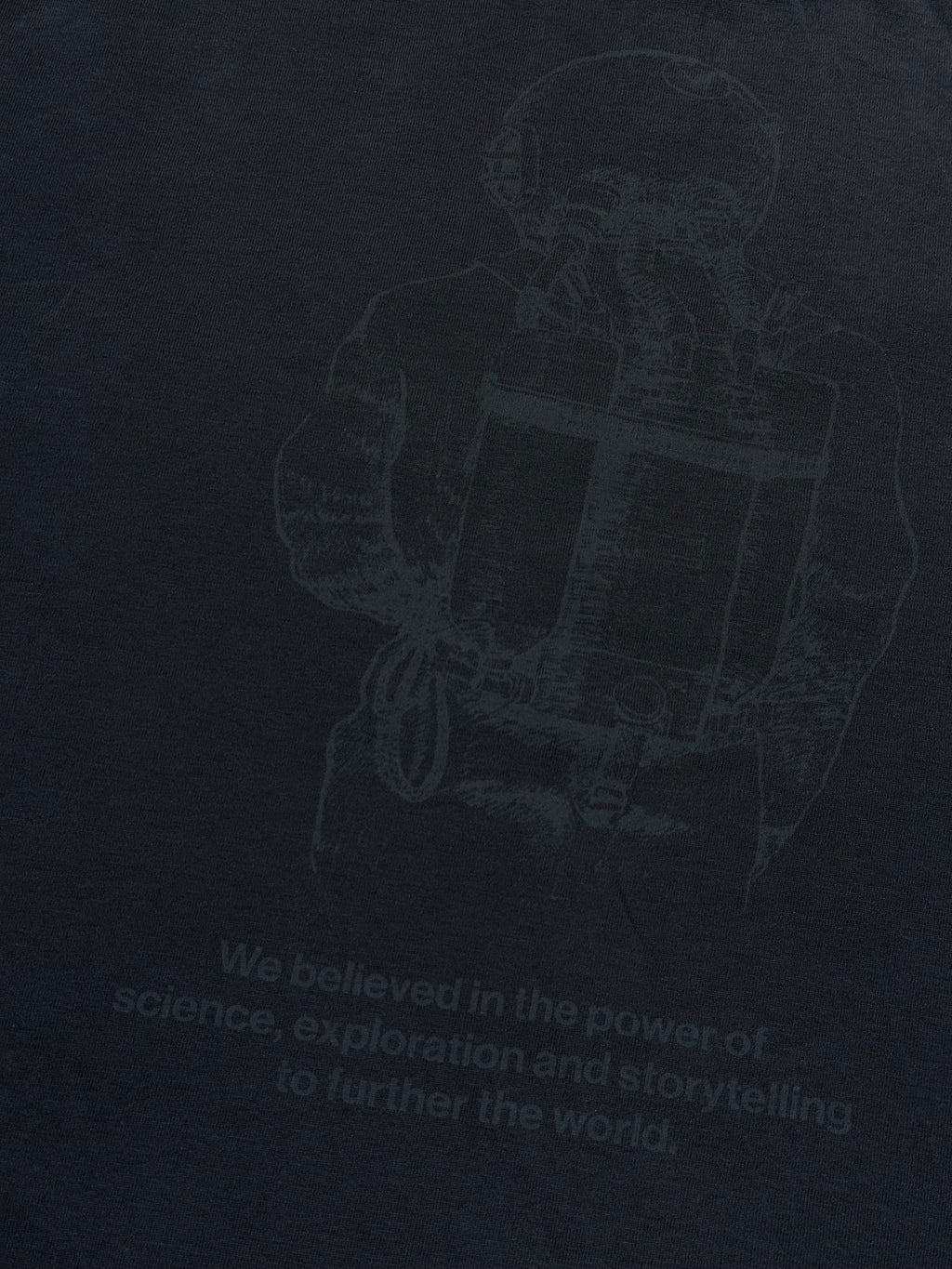 National Geographic X astronaut on back