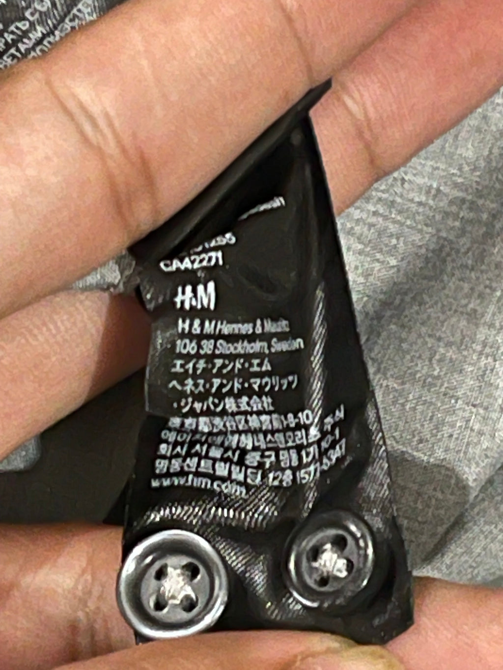 H&M BUTTON DOWN